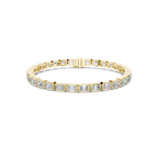 Emerald-Cut Lab Grown Diamond Tennis Bracelet