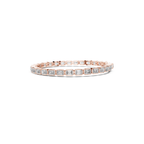 Emerald-Cut Lab Grown Diamond Tennis Bracelet