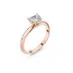 Heart-Cut Solitaire Lab Grown Diamond Ring