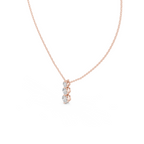 Trio Solitaire Lab Grown Diamond Pendant