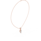 Marquise Cut Solitaire Diamond Pendant