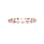 Delicate Round Lab Grown Diamond Tennis Bracelet