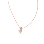 Princess Solitaire Lab Grown Diamond Pendant