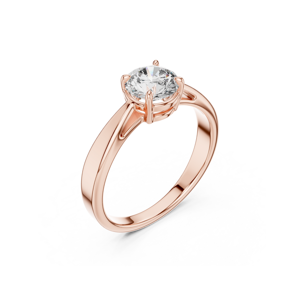 Classic Solitaire Lab Grown Diamond Ring