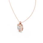 Classic Oval Lab Grown Diamond Solitaire Pendant