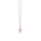 Pear Cut Solitaire Lab Grown Diamond Pendant