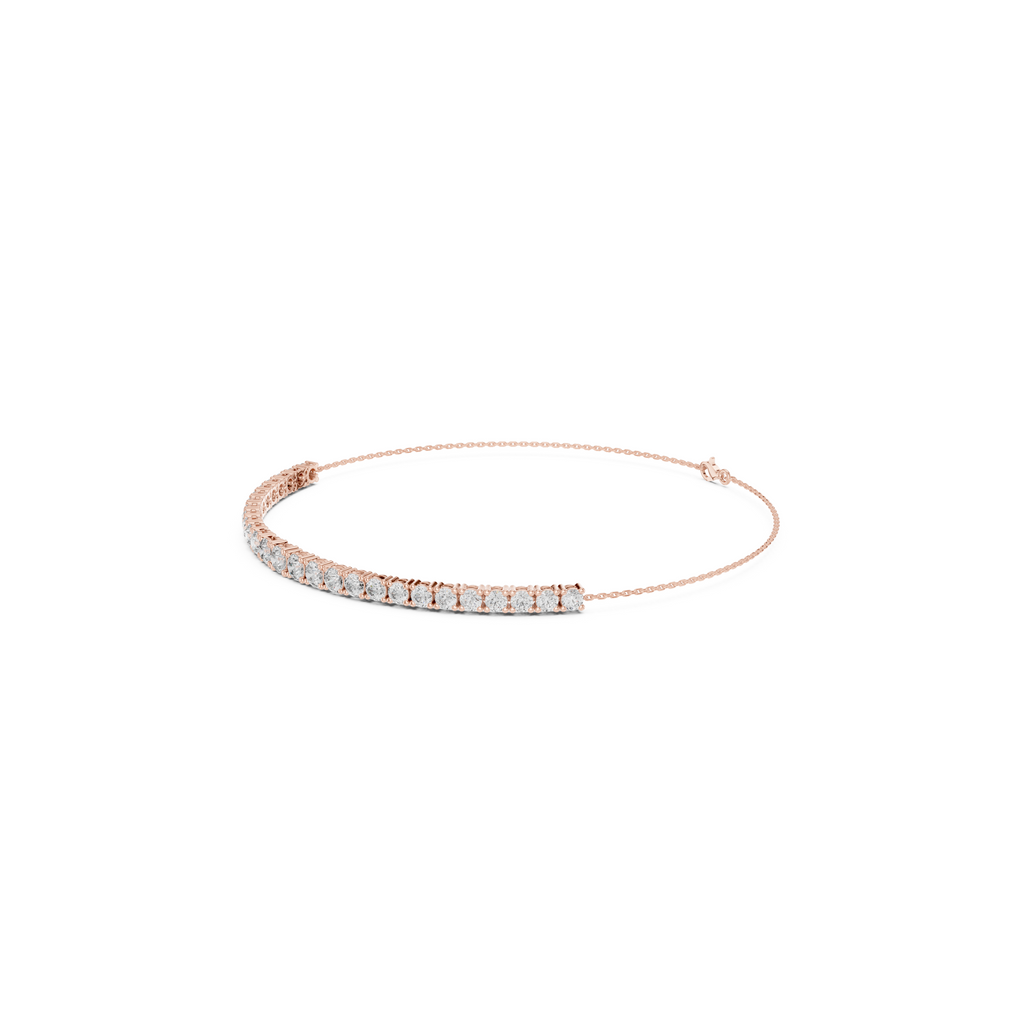 Delicate Lab Grown Diamond Chain Bracelet