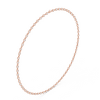 Classic Bezel Set Lab Grown Diamond Necklace