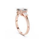 Princess Cut Solitaire Lab grown Diamond Ring