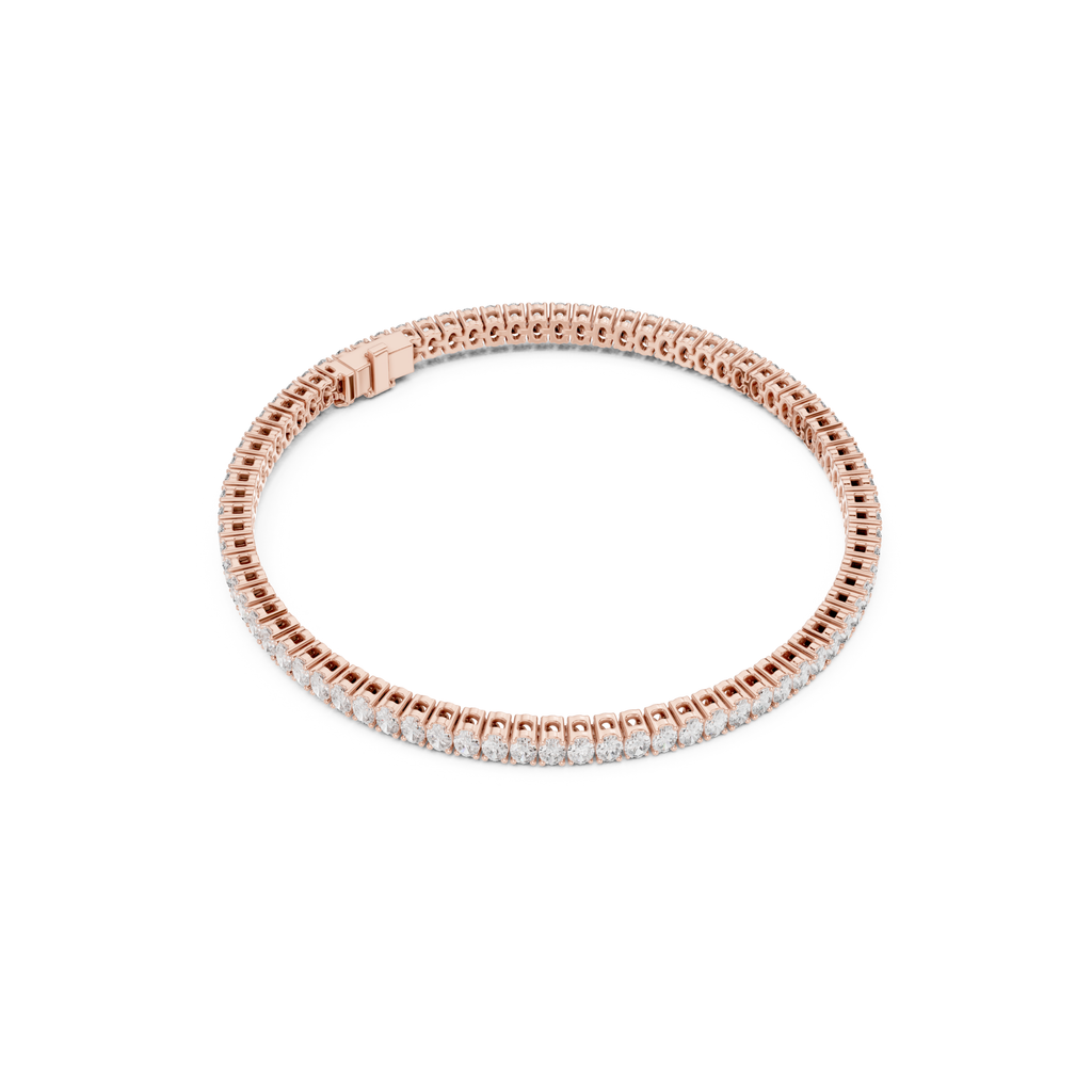 Classic Oval-Cut Lab Grown Diamond Tennis Bracelet.