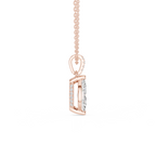 Marquise Cut Solitaire Diamond Pendant