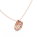 Concave Lab Grown Diamond Pendant