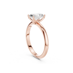 Radiant-Cut Solitaire Lab Grown Diamond Ring