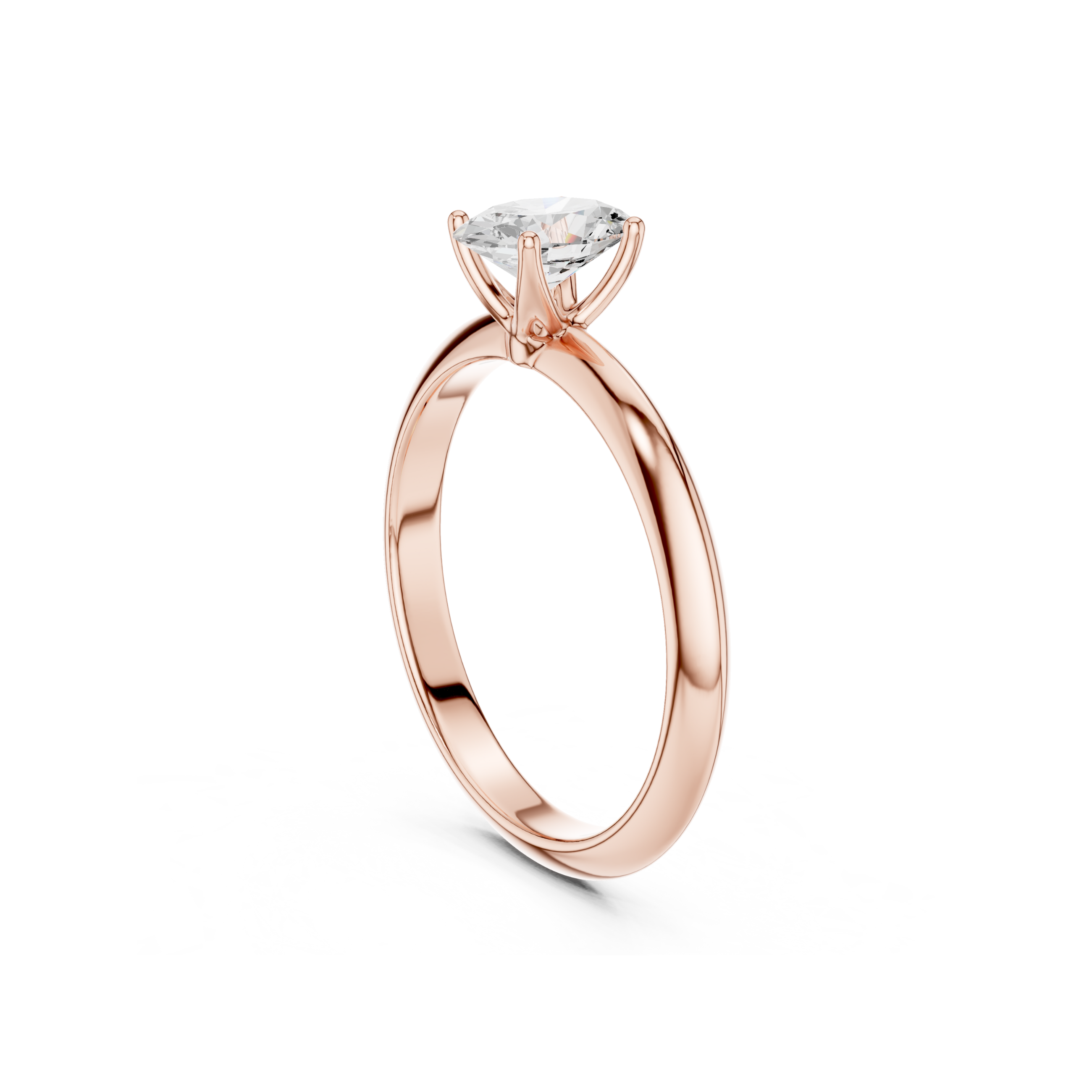 Oval-Cut Solitaire Lab Grown Diamond Ring