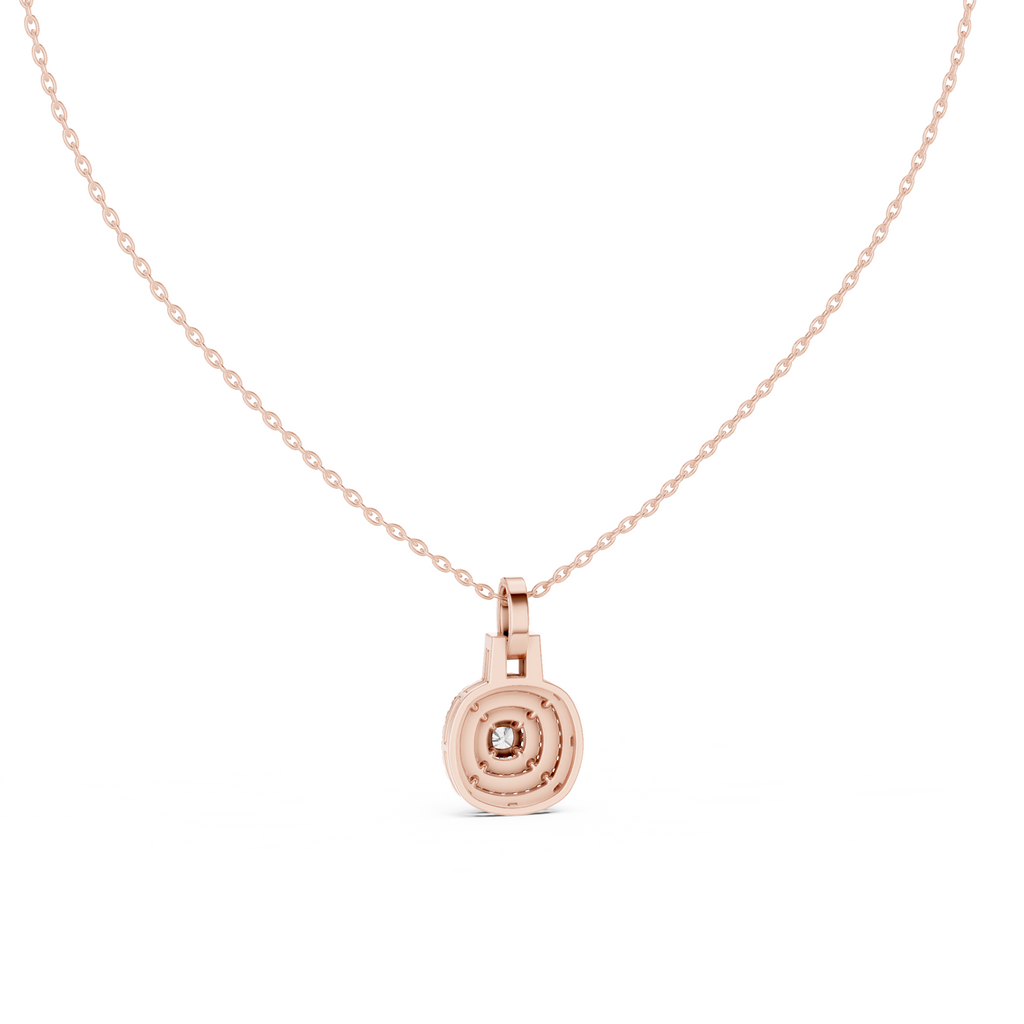 Halo Lab Grown Diamond Pendant