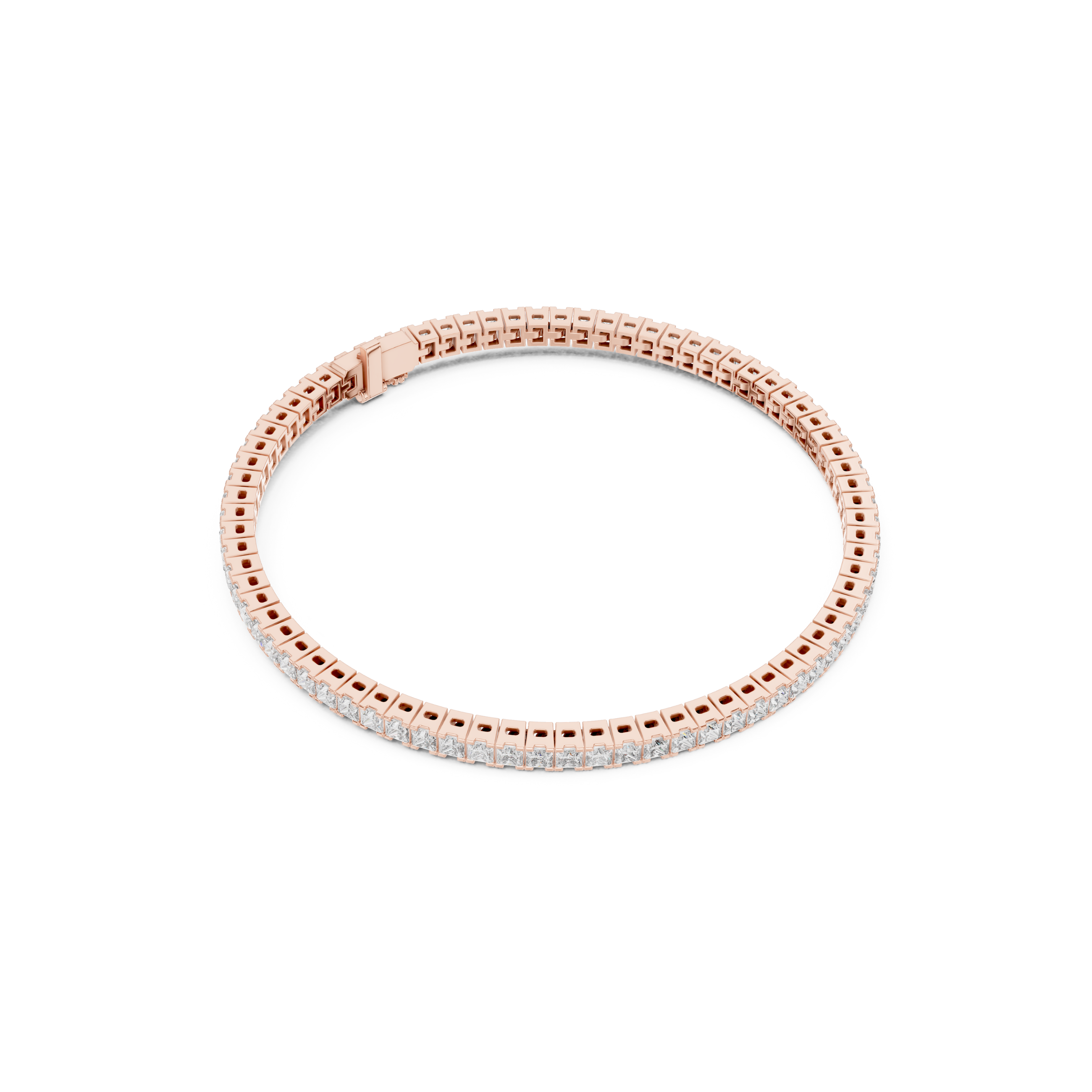 Princess Lab Grown Diamond Tennis Bracelet