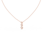 Trio Solitaire Lab Grown Diamond Pendant