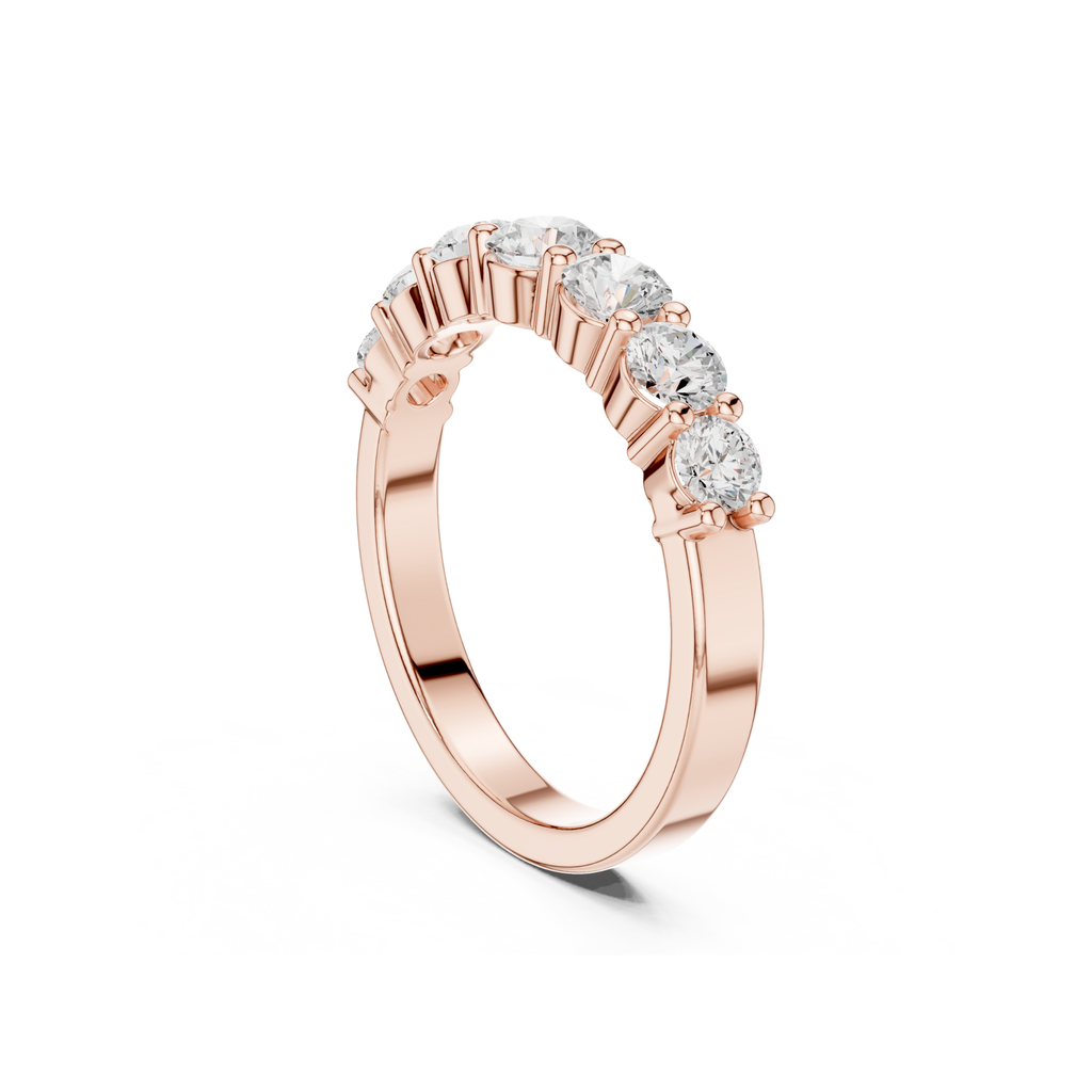 Classic 5-Stone Round Diamond Band