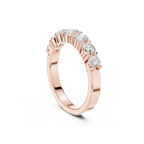 Classic 5-Stone Round Diamond Band