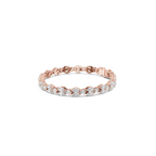 Pear-Cut Lab Grown Diamond Tennis Bracelet