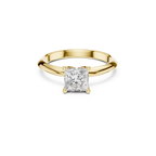 Princess-Cut Solitaire Lab Grown Diamond Ring