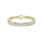Signature Emerald-Cut Lab Grown Diamond Tennis Bracelet