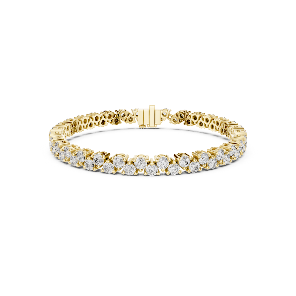 Prong-Set Brilliant Lab Grown DiamondTennis Bracelet