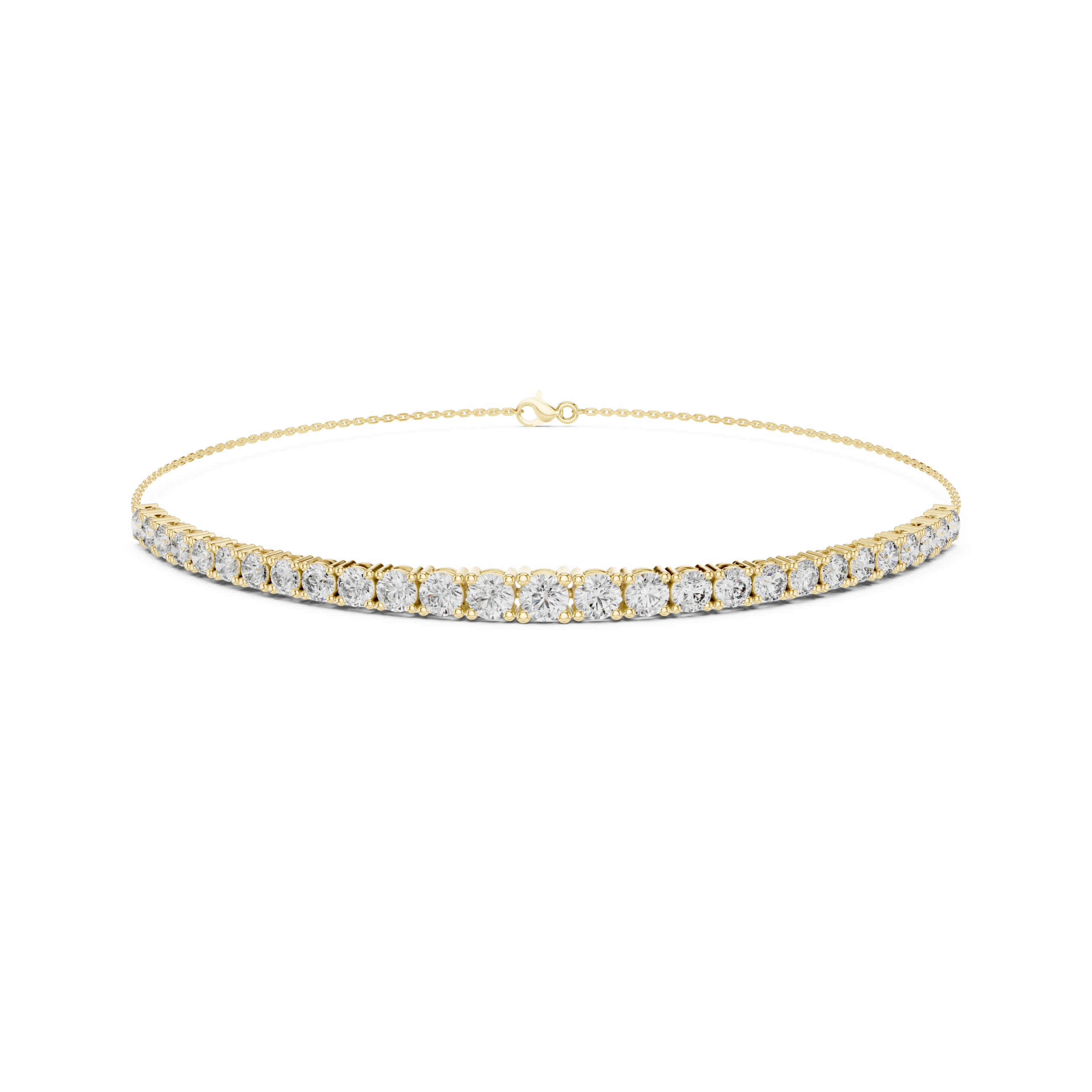 Delicate Lab Grown Diamond Chain Bracelet