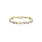 Princess Cut Lab Grown Diamond Tennis Bracelet