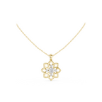 Floral Lab Grown Diamond Pendant