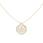 Concave Lab Grown Diamond Pendant