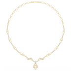 Intricate Vine Design Lab Grown Diamond Necklace