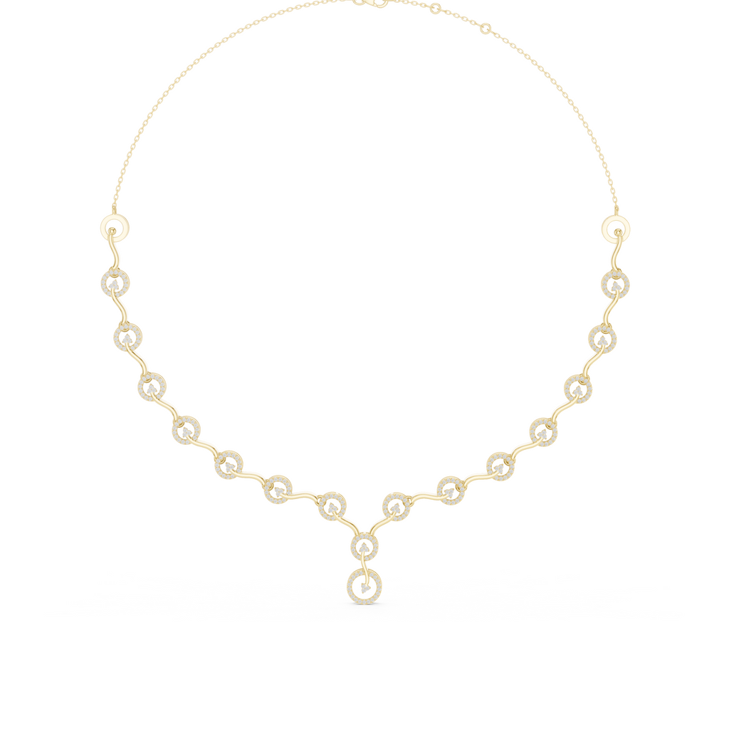 Circular Lab Grown Diamond Necklace