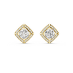 Cushion Halo Lab Grown Diamond Stud