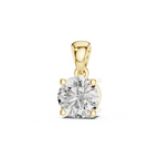 Solitaire Round Lab Grown Diamond Pendant