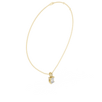 Emerald Cut Solitaire Diamond Pendant