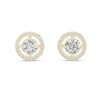 Elegant Halo Lab Grown Diamond Earring