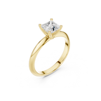 Princess-Cut Solitaire Lab Grown Diamond Ring