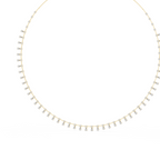 Graduated Dangling Lab Grown Diamond Necklace