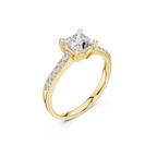 Princess-Cut Lab Grown Diamond Ring