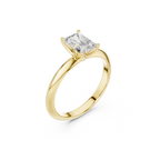 Radiant-Cut Solitaire Lab Grown Diamond Ring