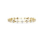 Delicate Round Lab Grown Diamond Tennis Bracelet
