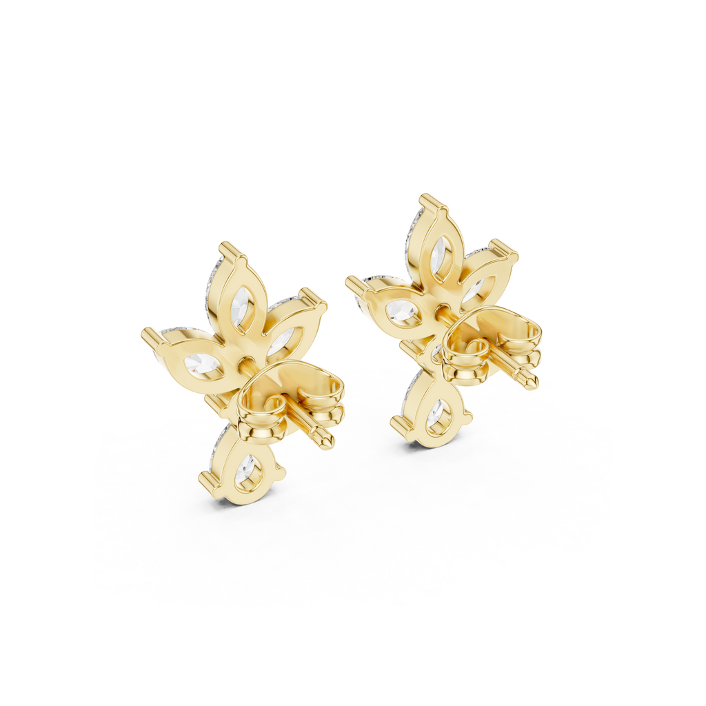 Butterfly Lab Grown Diamond Stud Earrings