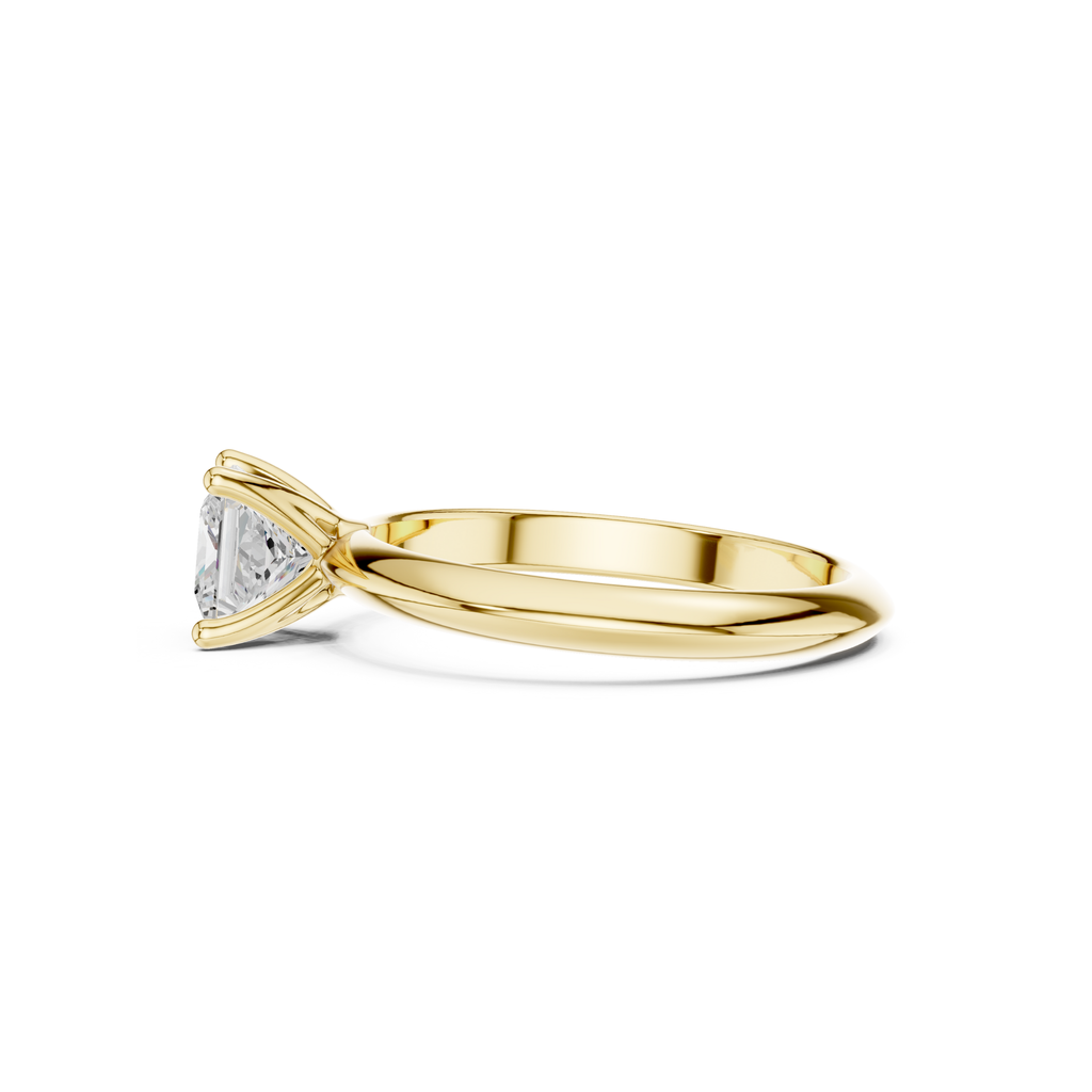 Princess-Cut Solitaire Lab Grown Diamond Ring