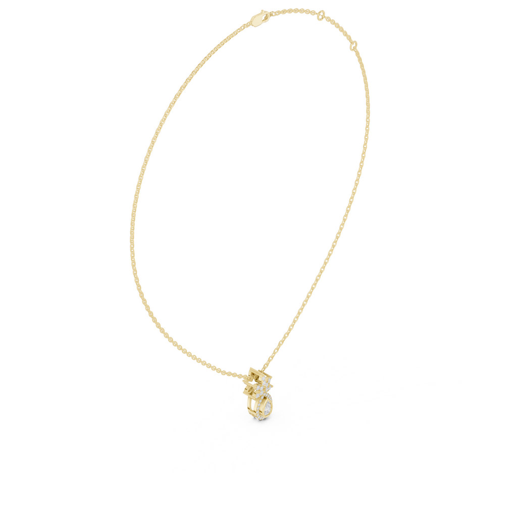 Tropical Lab Grown Diamond Pendant