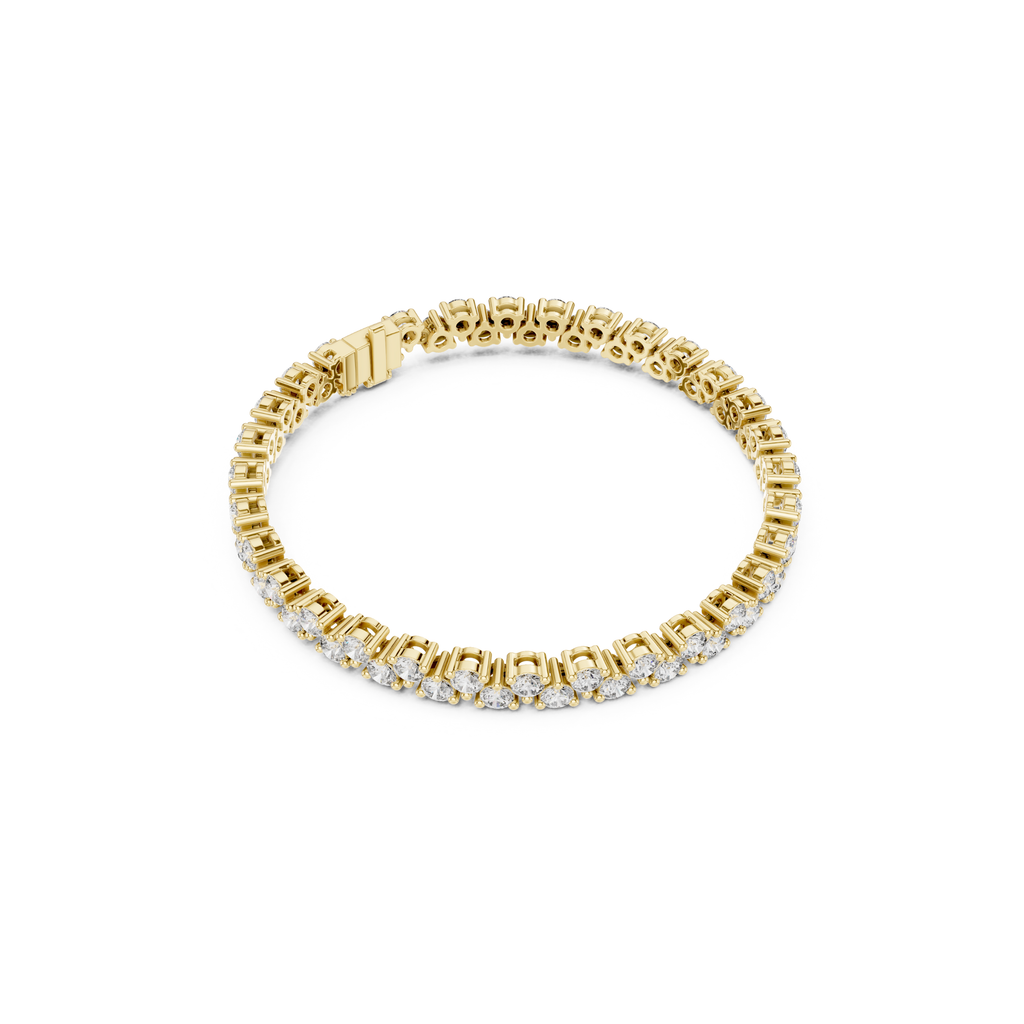 Prong-Set Brilliant Lab Grown DiamondTennis Bracelet