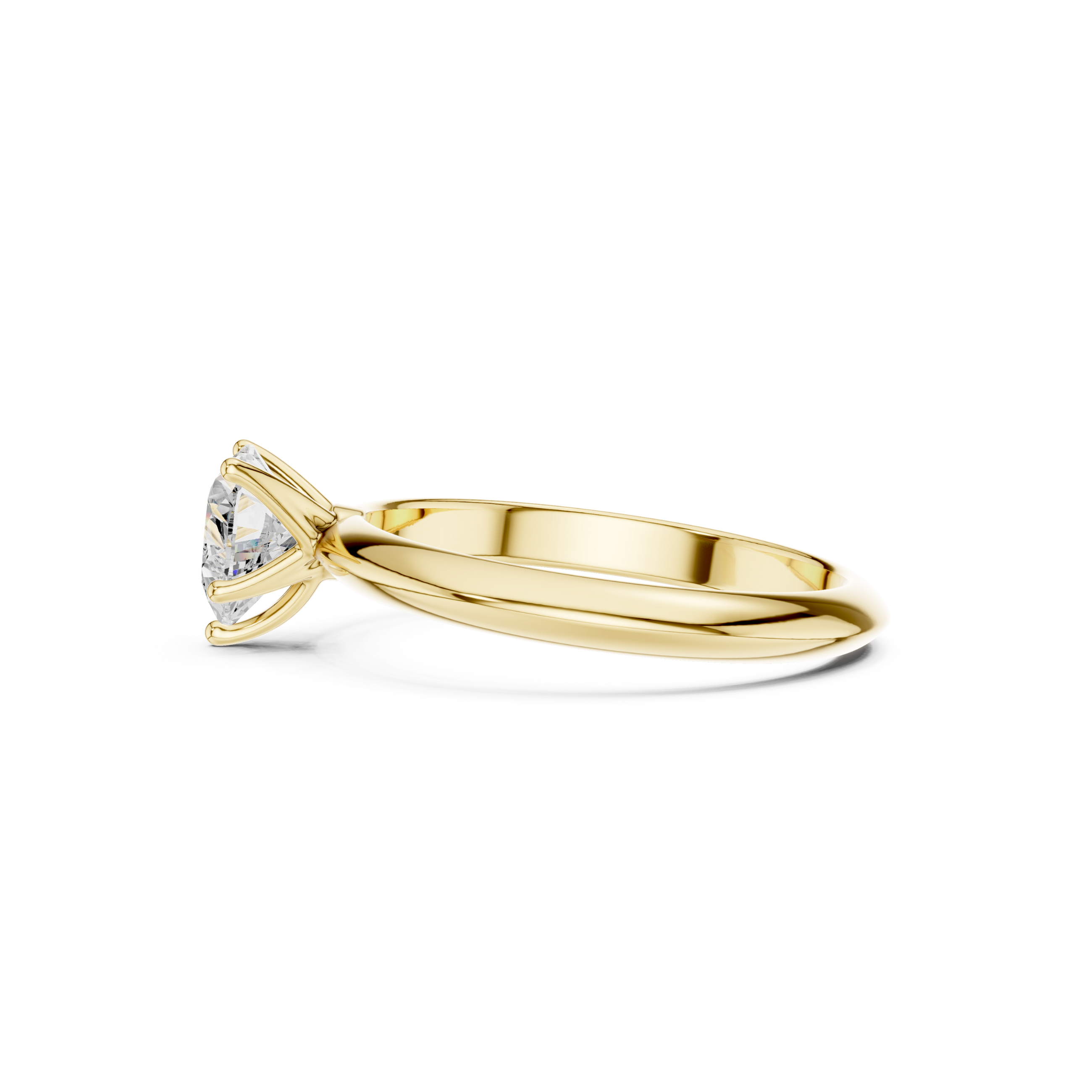 Heart-Cut Solitaire Lab Grown Diamond Ring