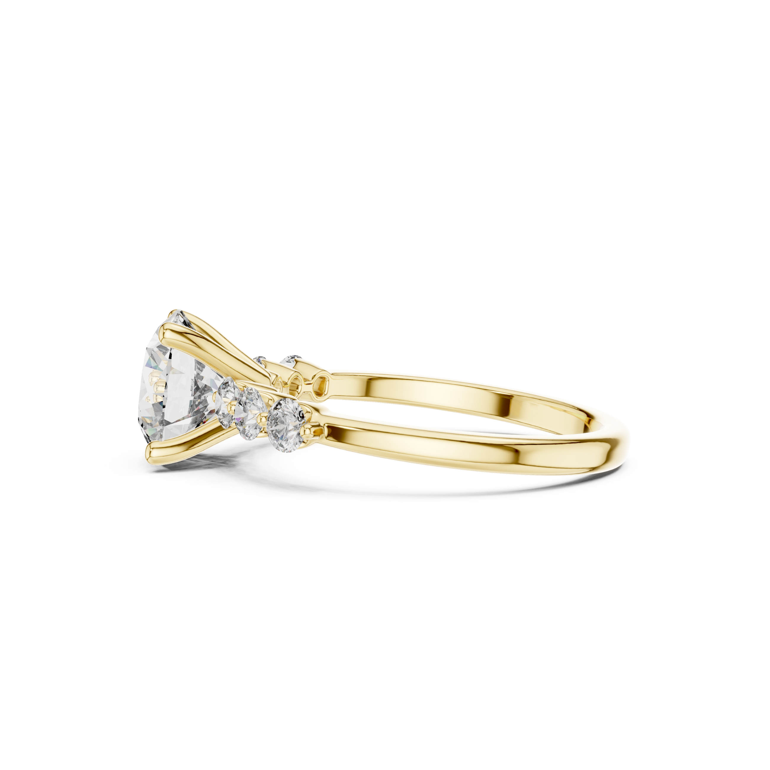 Round Brilliant Lab Grown Diamond Ring