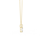 Radiant Cut Solitaire Lab Grown Diamond Pendant