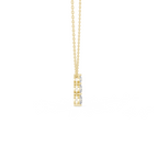 Trio Solitaire Lab Grown Diamond Pendant